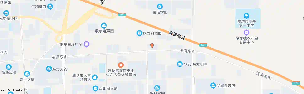 潍坊润福家园_公交站地图_潍坊公交_妙搜公交查询2025