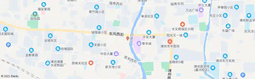 潍坊亚星桥_公交站地图_潍坊公交_妙搜公交查询2025