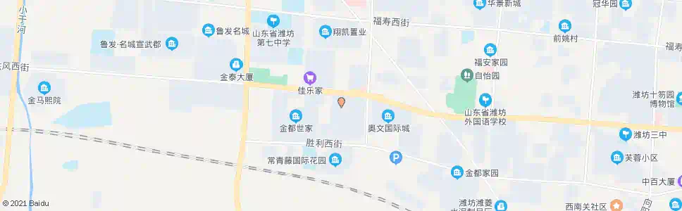 潍坊茂华紫苑公馆(奥文国际城)_公交站地图_潍坊公交_妙搜公交查询2025