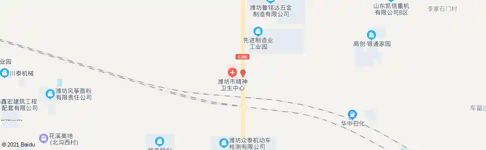 潍坊第三人民医院(西关派出所)_公交站地图_潍坊公交_妙搜公交查询2025