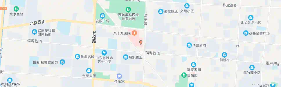 潍坊八九生活小区_公交站地图_潍坊公交_妙搜公交查询2025