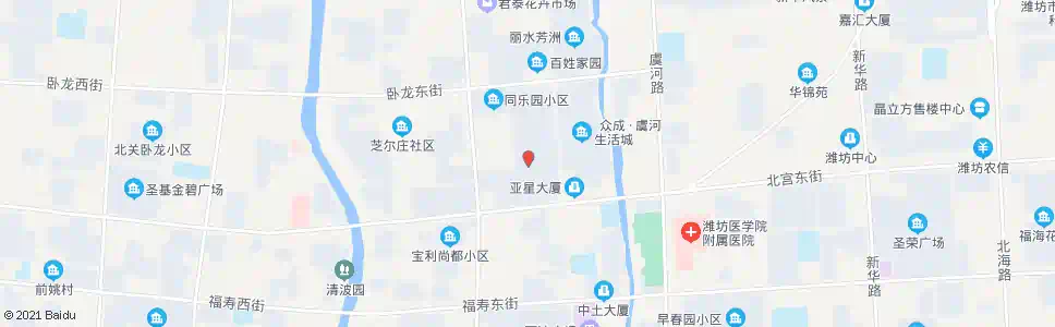潍坊金都时代新城_公交站地图_潍坊公交_妙搜公交查询2025