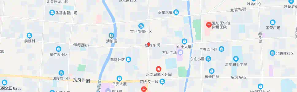 潍坊潍州路福寿街路口_公交站地图_潍坊公交_妙搜公交查询2025