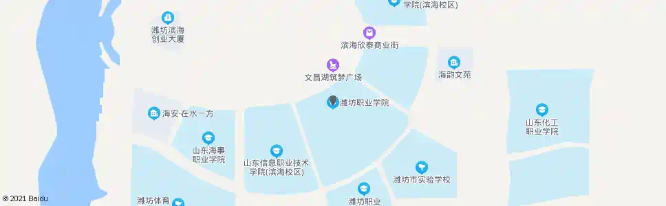 潍坊纺织职业学院(沃尔玛)_公交站地图_潍坊公交_妙搜公交查询2025