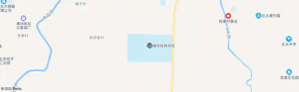 潍坊潍坊技师学院_公交站地图_潍坊公交_妙搜公交查询2025