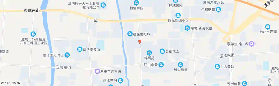 潍坊刘家村_公交站地图_潍坊公交_妙搜公交查询2025