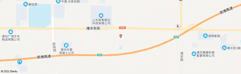 潍坊南店村_公交站地图_潍坊公交_妙搜公交查询2025