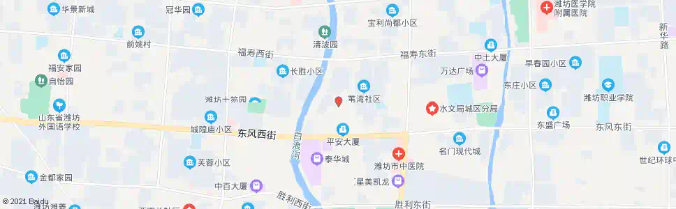 潍坊东城四平佳园_公交站地图_潍坊公交_妙搜公交查询2025