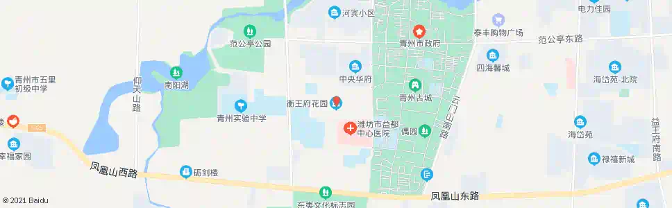 潍坊衡王府花园_公交站地图_潍坊公交_妙搜公交查询2025