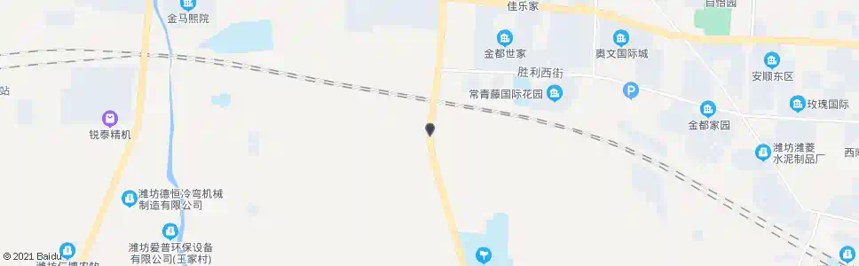 潍坊长松路铁路桥_公交站地图_潍坊公交_妙搜公交查询2025