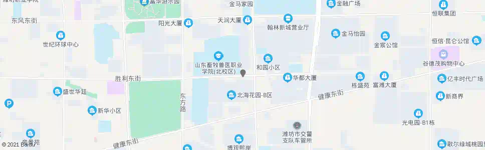 潍坊胜利街金马路口西_公交站地图_潍坊公交_妙搜公交查询2025