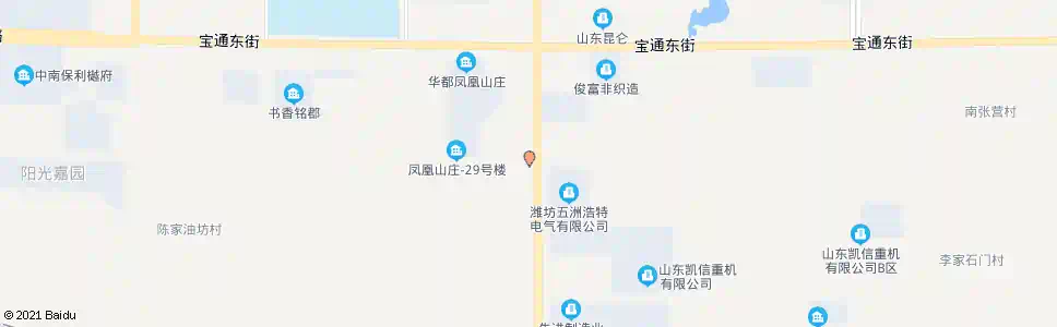 潍坊潍安路路口_公交站地图_潍坊公交_妙搜公交查询2025