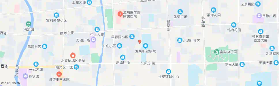 潍坊早春园小区东门_公交站地图_潍坊公交_妙搜公交查询2025