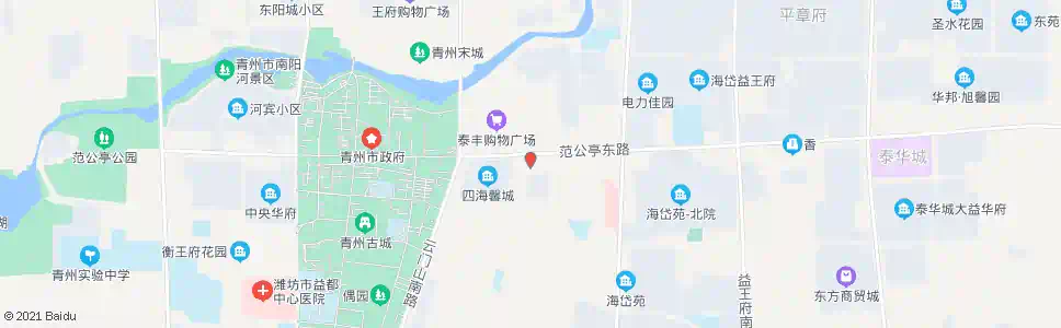 潍坊秦老三豆腐脑快餐_公交站地图_潍坊公交_妙搜公交查询2025