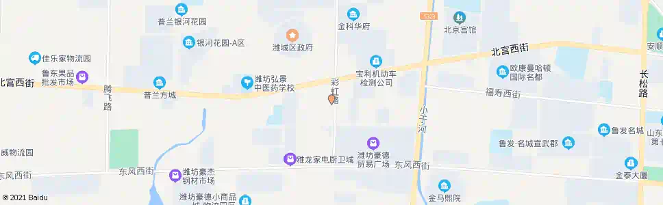 潍坊鲁中拖拉机厂_公交站地图_潍坊公交_妙搜公交查询2025