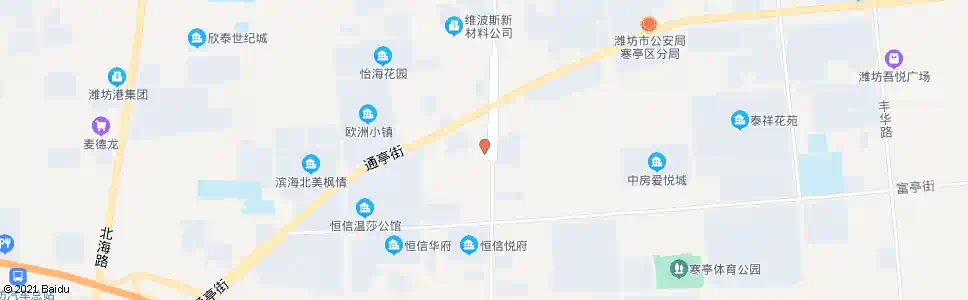 潍坊润华汽车园_公交站地图_潍坊公交_妙搜公交查询2025