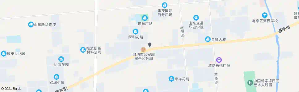 潍坊寒亭区检察院_公交站地图_潍坊公交_妙搜公交查询2025