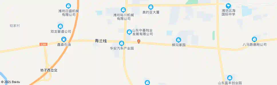 潍坊潍洲路口_公交站地图_潍坊公交_妙搜公交查询2025