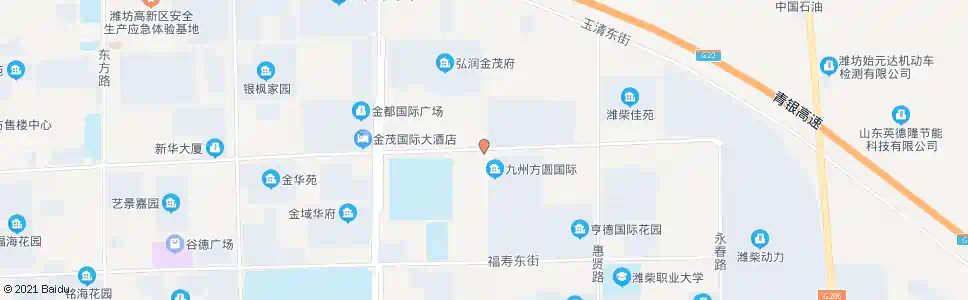 潍坊北宫东街志远路口_公交站地图_潍坊公交_妙搜公交查询2025