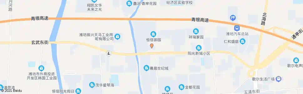 潍坊潍坊新旧货市场_公交站地图_潍坊公交_妙搜公交查询2025