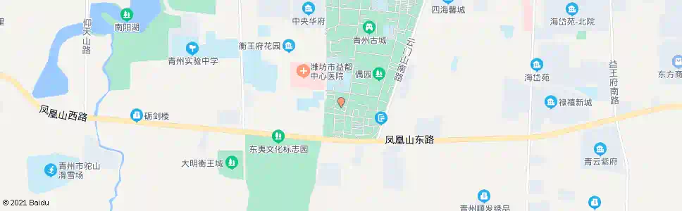 潍坊天主教堂(黄家庄)_公交站地图_潍坊公交_妙搜公交查询2025