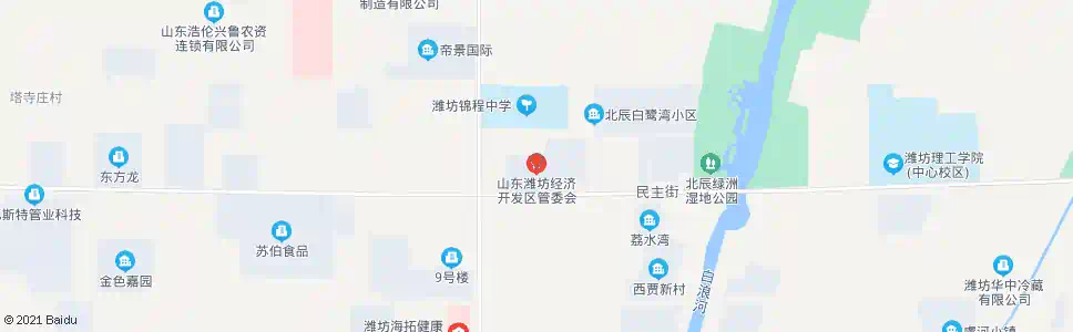 潍坊经济开发区管委会_公交站地图_潍坊公交_妙搜公交查询2025