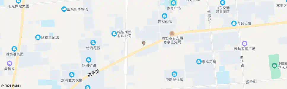 潍坊万豪公寓_公交站地图_潍坊公交_妙搜公交查询2025