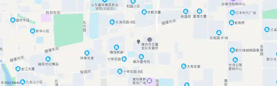 潍坊东方家园精品家居广场_公交站地图_潍坊公交_妙搜公交查询2025