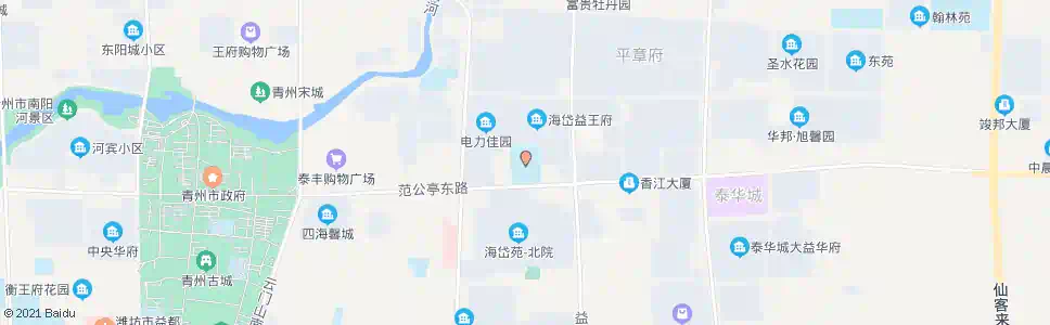 潍坊海岱初中_公交站地图_潍坊公交_妙搜公交查询2025