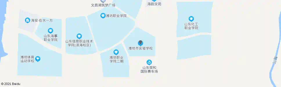 潍坊实验学校_公交站地图_潍坊公交_妙搜公交查询2025