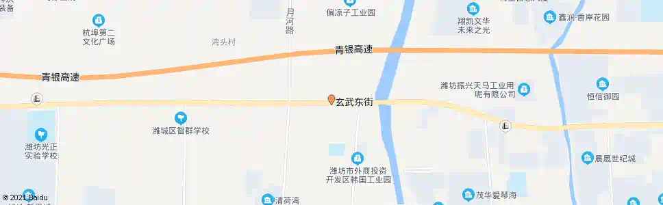 潍坊偏凉子_公交站地图_潍坊公交_妙搜公交查询2025