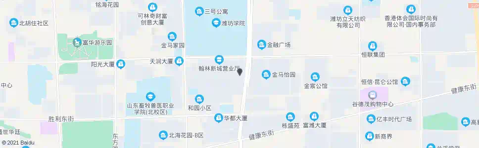 潍坊翰林新城_公交站地图_潍坊公交_妙搜公交查询2025