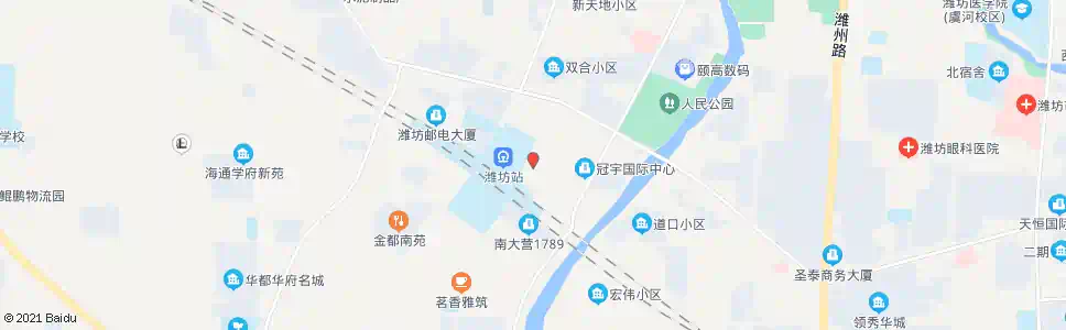 潍坊火车站(潍坊公路客运总站)_公交站地图_潍坊公交_妙搜公交查询2025