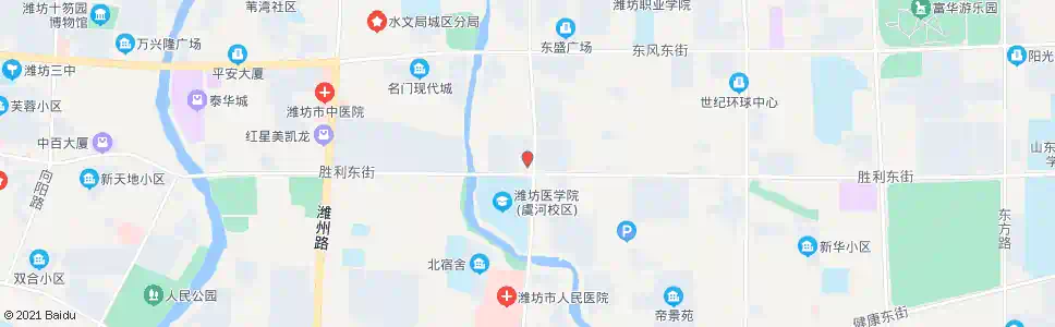潍坊浦发银行_公交站地图_潍坊公交_妙搜公交查询2025