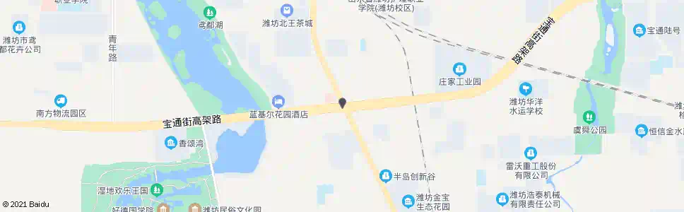 潍坊潍州路宝通街路口_公交站地图_潍坊公交_妙搜公交查询2025