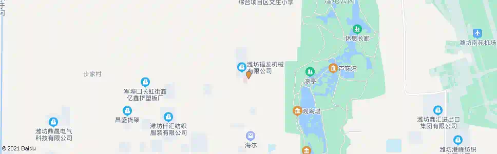 潍坊军埠口医院_公交站地图_潍坊公交_妙搜公交查询2025