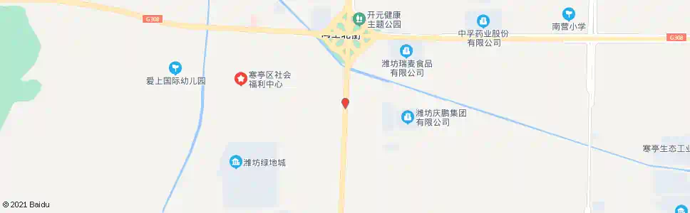 潍坊南张氏_公交站地图_潍坊公交_妙搜公交查询2025