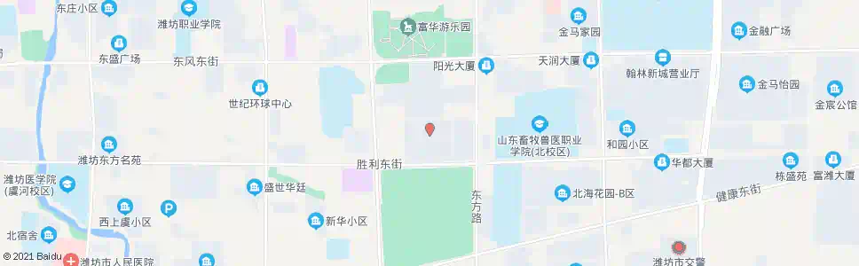 潍坊人民广场(市政府)_公交站地图_潍坊公交_妙搜公交查询2025
