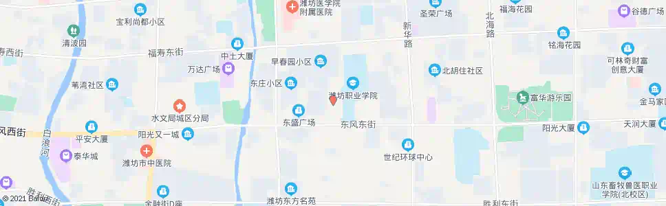 潍坊潍坊日报社_公交站地图_潍坊公交_妙搜公交查询2025