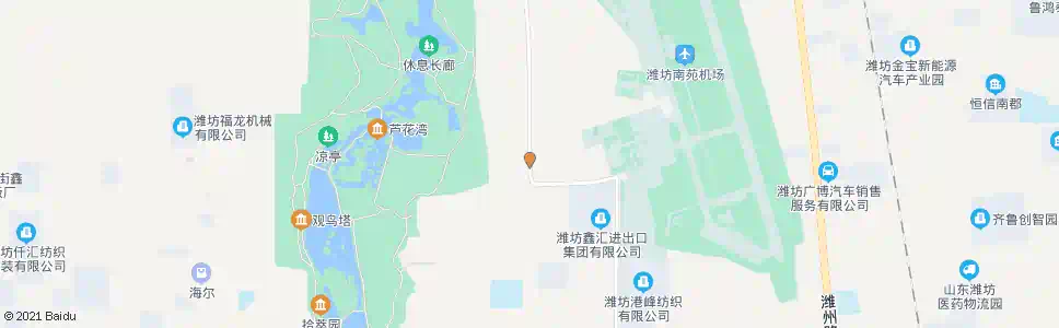 潍坊刘家沙窝_公交站地图_潍坊公交_妙搜公交查询2025