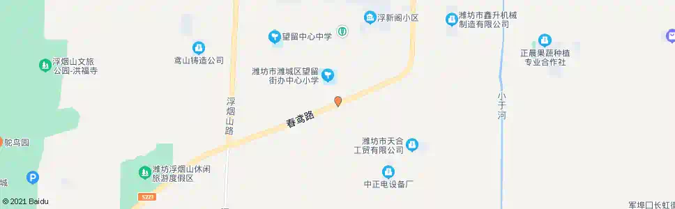 潍坊马家村(春鸢路)_公交站地图_潍坊公交_妙搜公交查询2025