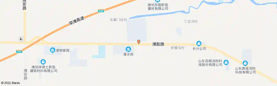 潍坊汇胜集团(原厂区)_公交站地图_潍坊公交_妙搜公交查询2025