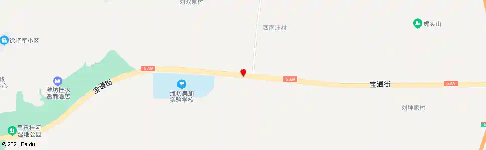 潍坊王金家庄_公交站地图_潍坊公交_妙搜公交查询2025