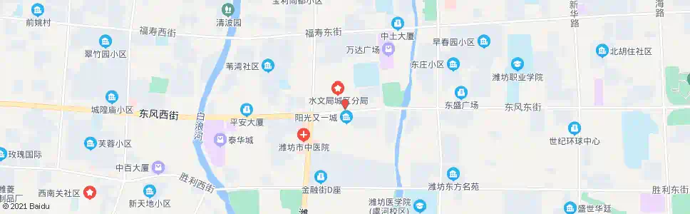 潍坊振华商厦_公交站地图_潍坊公交_妙搜公交查询2025