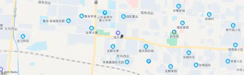 潍坊南三里庄东路口_公交站地图_潍坊公交_妙搜公交查询2025