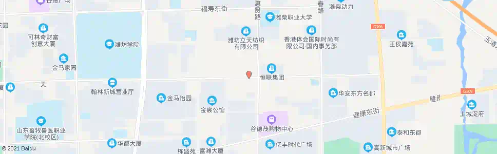 潍坊东风街路口(东风东街)_公交站地图_潍坊公交_妙搜公交查询2025