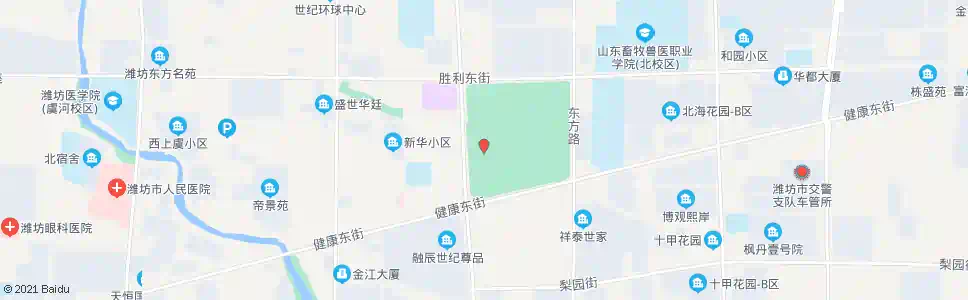 潍坊潍坊图书中心_公交站地图_潍坊公交_妙搜公交查询2025