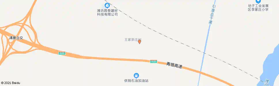 潍坊新庄_公交站地图_潍坊公交_妙搜公交查询2025