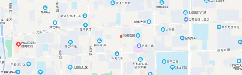 潍坊东方路民安巷路口_公交站地图_潍坊公交_妙搜公交查询2025