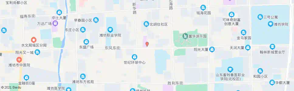 潍坊沃尔玛广场_公交站地图_潍坊公交_妙搜公交查询2025